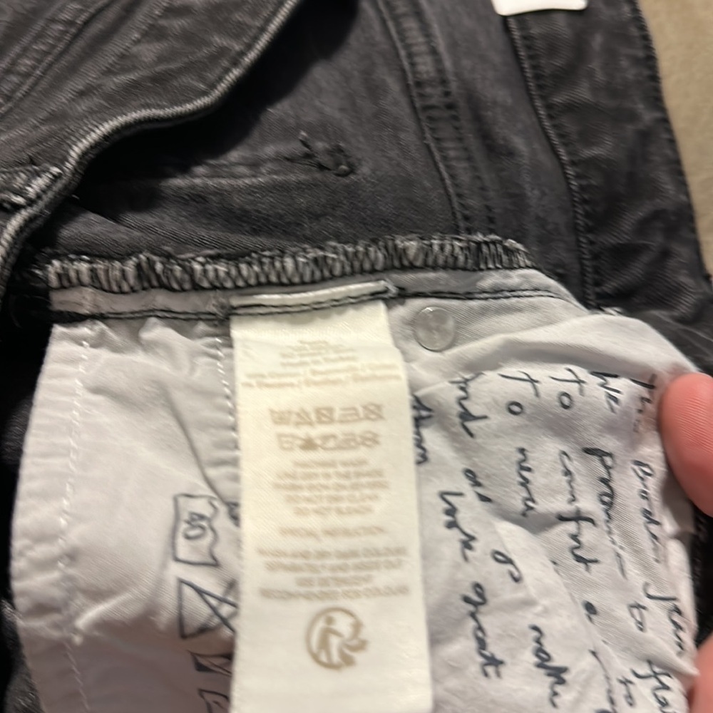 Boden jeans. Us 12 regular. Have stretch. Denim washed out black - Picture 6 of 7